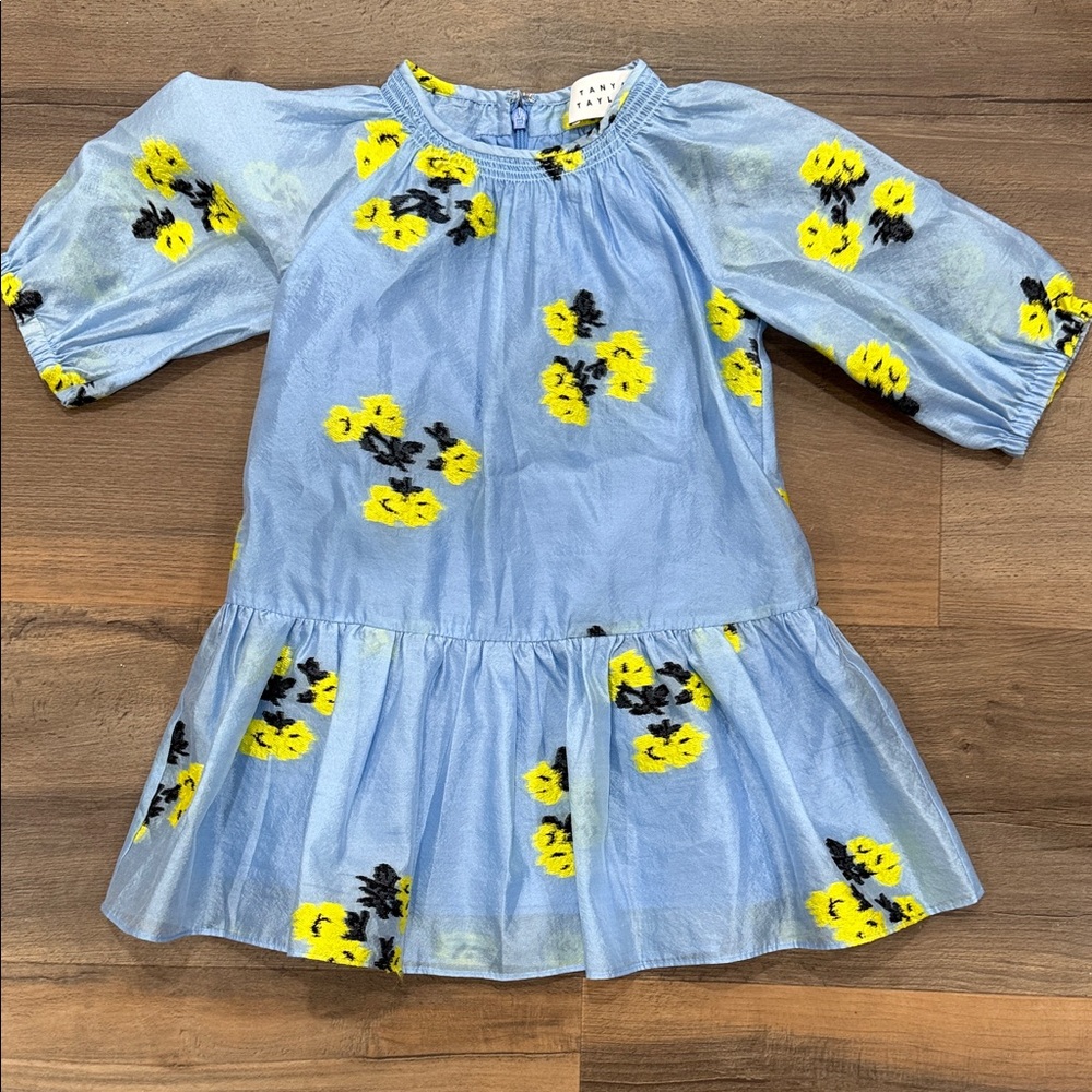Tanya Taylor Girls Floral Dress sz XS